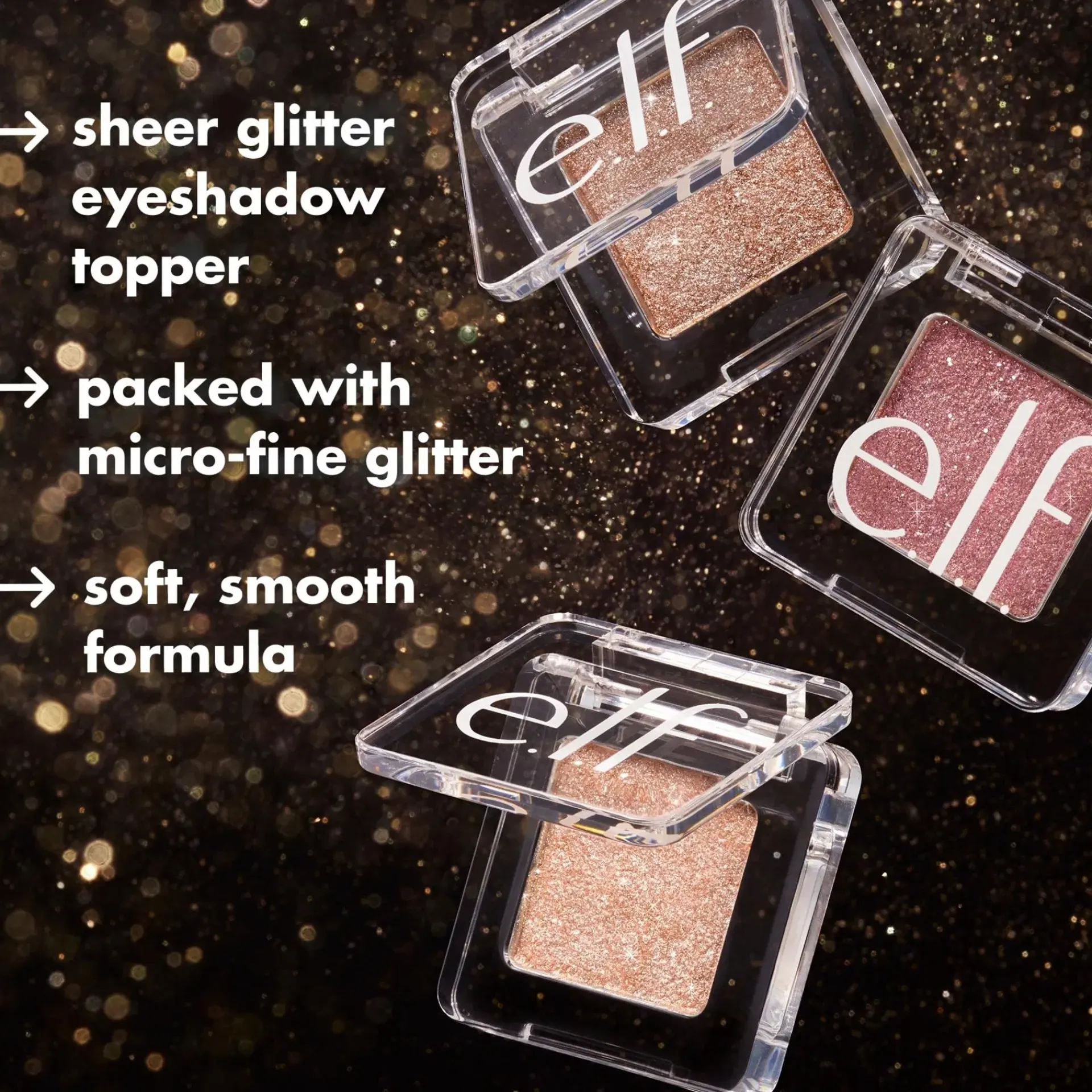 e.l.f. Silmämeikit<Fine as Fleck Glitter Eyeshadow luomiväri 1,8 g