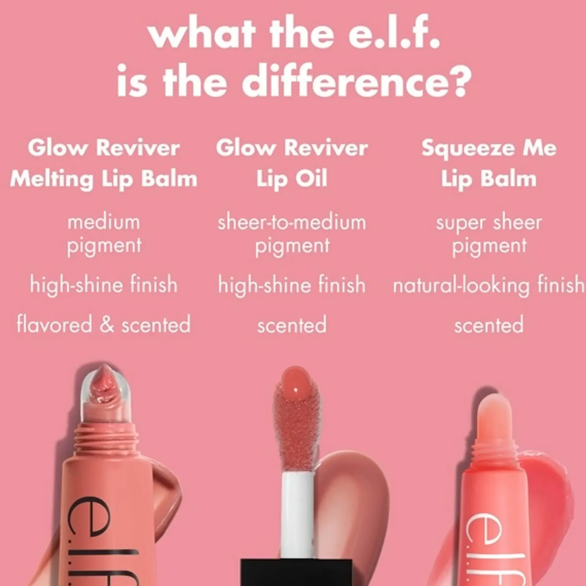 e.l.f. Huulimeikit<Glow Reviver Melting Lip Balm sävytetty huulivoide 15 g