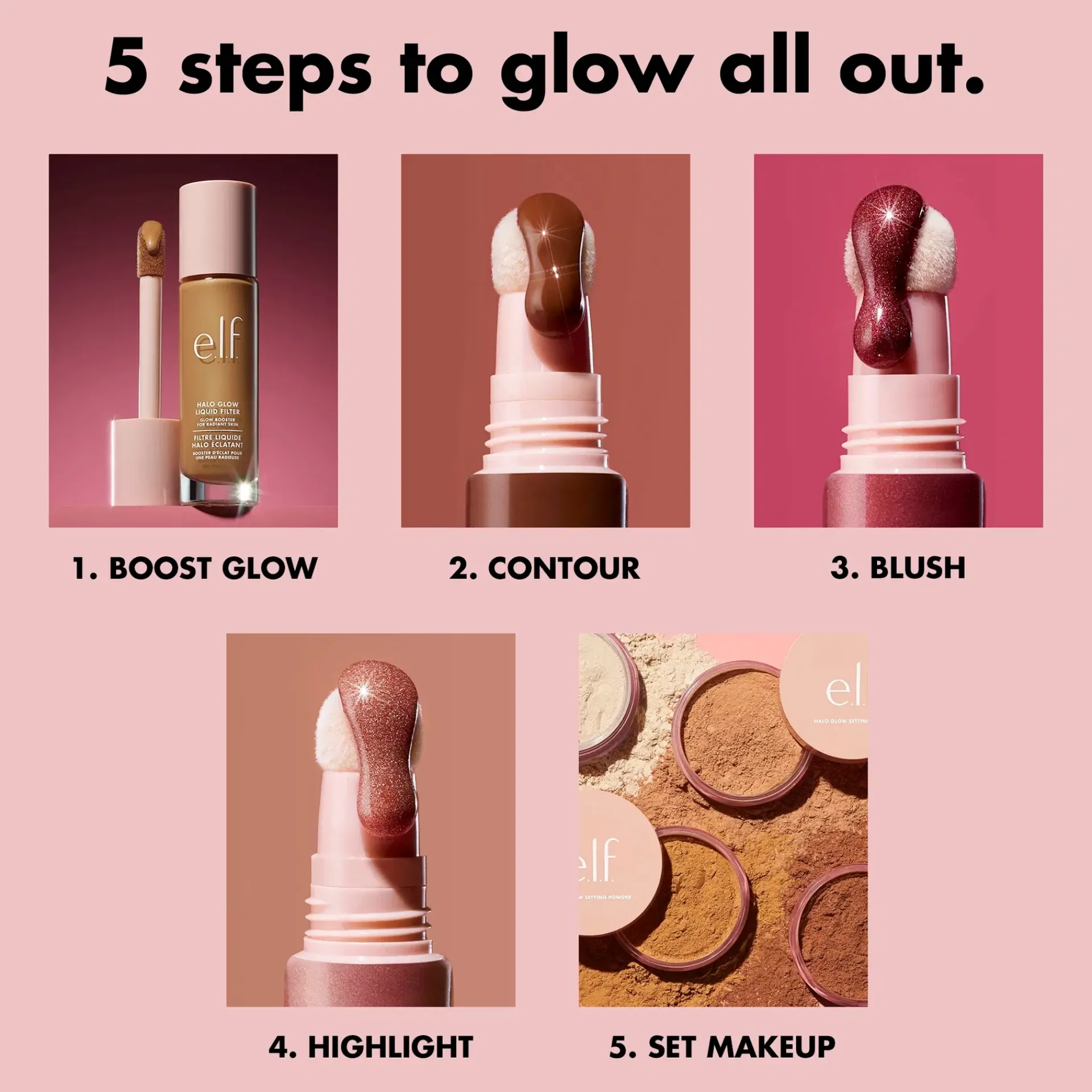 e.l.f. Kasvomeikit<Halo Glow Contour Beauty Wand korostusväri 10 ml