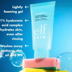 e.l.f. Kasvojenhoito<Holy Hydration! Clean Freak Daily Cleanser -puhdistustuote 162 ml