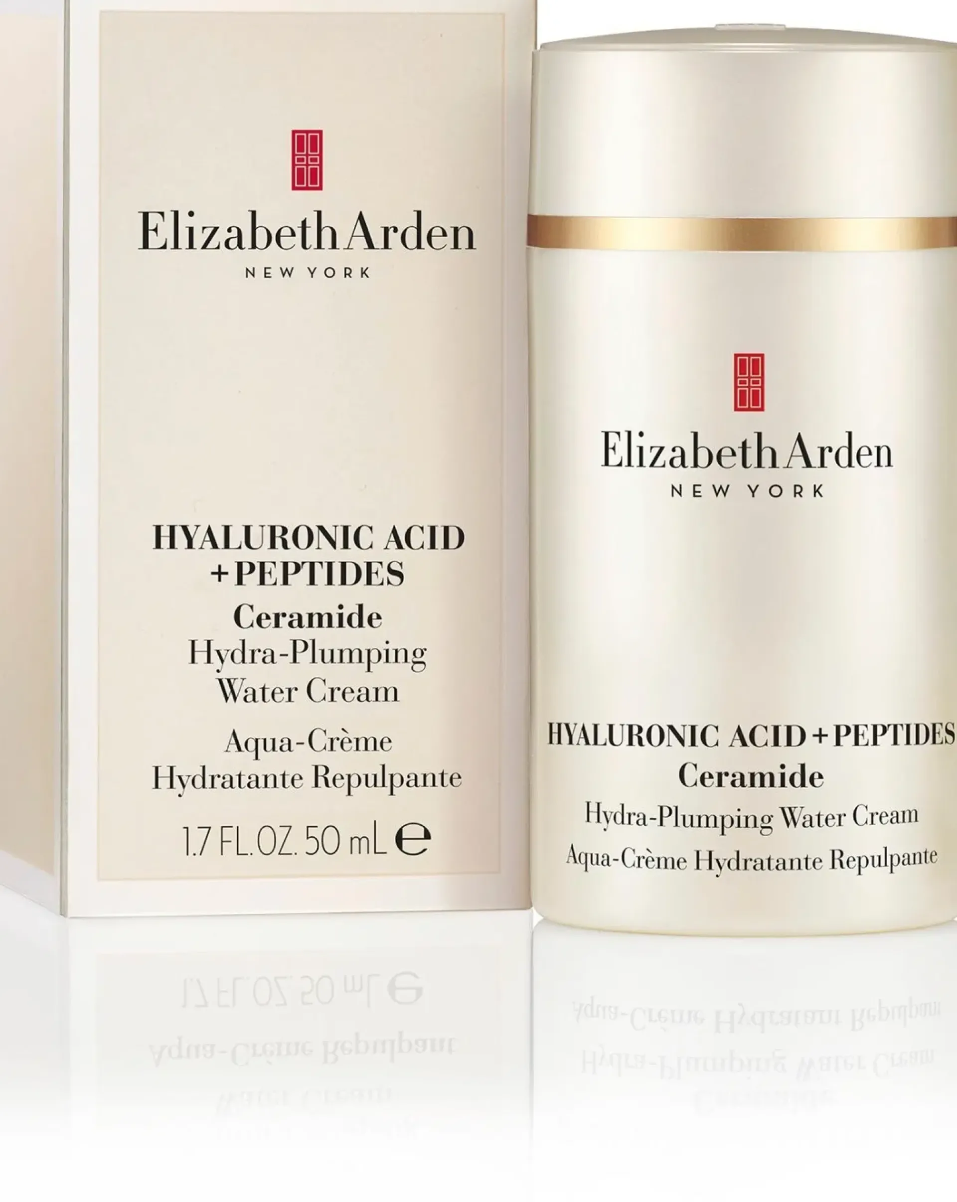 Elizabeth Arden Kasvojenhoito<Ceramide Hyaluronic acid + peptides water cream -kasvovoide päivä- ja yökäyttöön 50ml