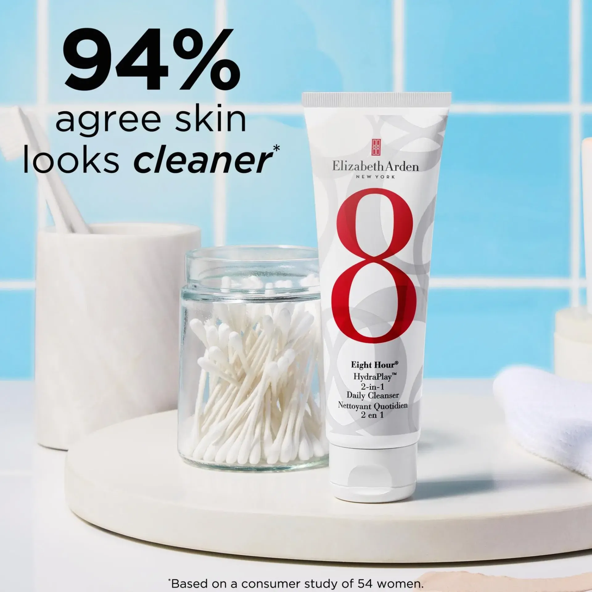 Elizabeth Arden Kasvojenhoito<Eight Hour®, HydraPlay™ 2-in-1 Daily Cleanser kasvopuhdistus 125 ml