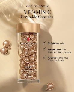 Elizabeth Arden Ihonhoidon Tehoaineet|Kasvojenhoito<Renewal Serum Vitamin C Ceramide Capsules C-vitamiini kapselit 60 kpl