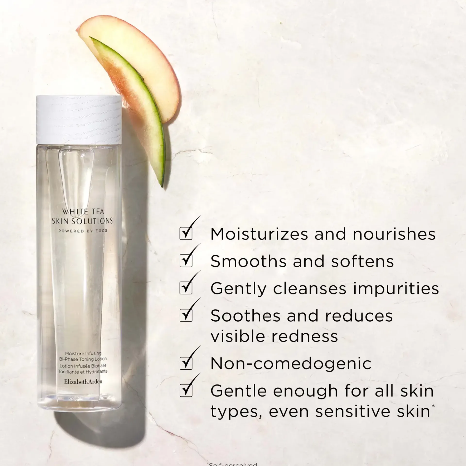 Elizabeth Arden Kasvojenhoito<White Tea Skin Solutions Moisture Infusing Bi-Phase Toning Lotion kasvovesi 200 ml