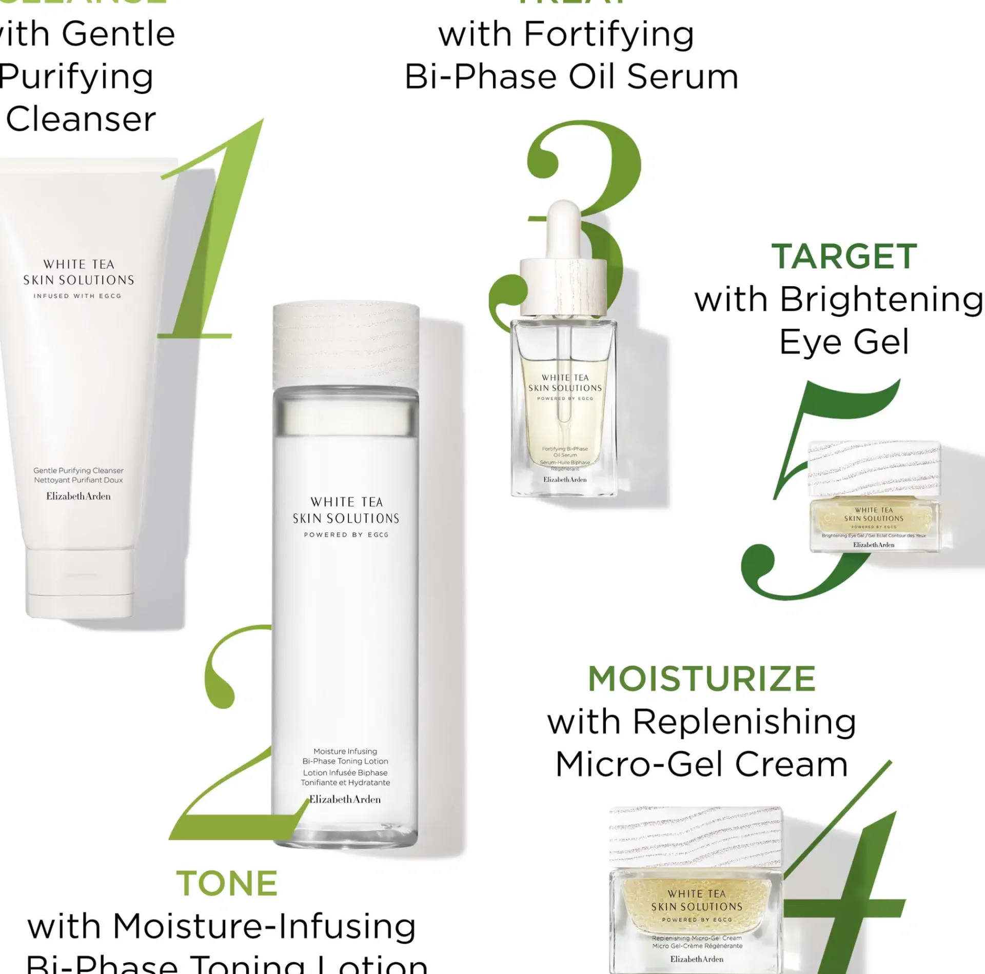 Elizabeth Arden Kasvojenhoito<White Tea Skin Solutions Moisture Infusing Bi-Phase Toning Lotion kasvovesi 200 ml