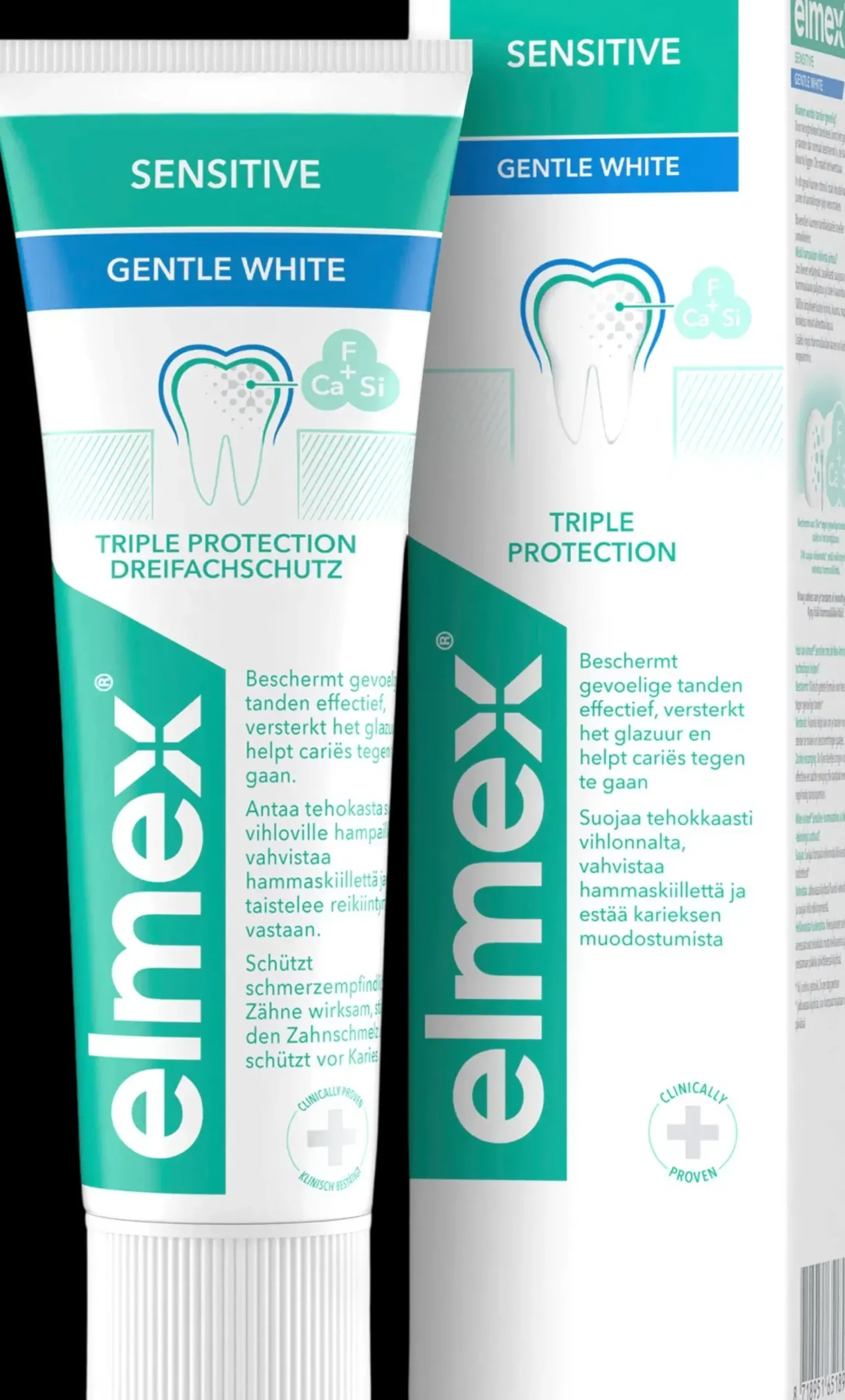 elmex Suuhygienia|Suuhygienia<Sensitive Gentle White hammastahna 75ml