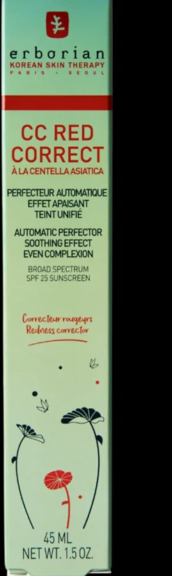 Erborian Korealaiset Meikit|Kasvomeikit<CC red correct sävyttävä voide 45 ml