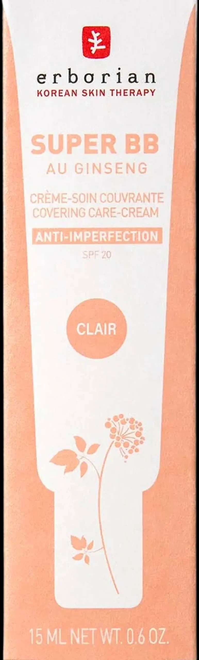 Erborian Korealainen Ihonhoito|Korealaiset Meikit<Super BB Clair 15ml