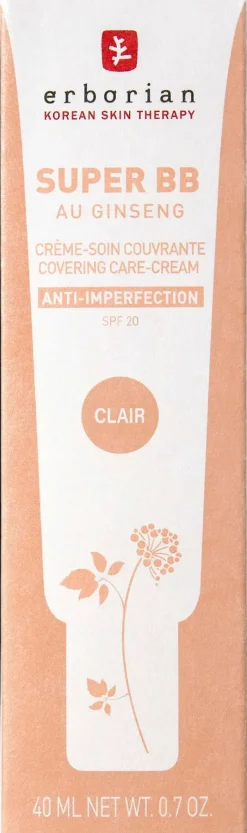 Erborian Kasvomeikit|Kasvojenhoito<Super BB clair voide 40 ml