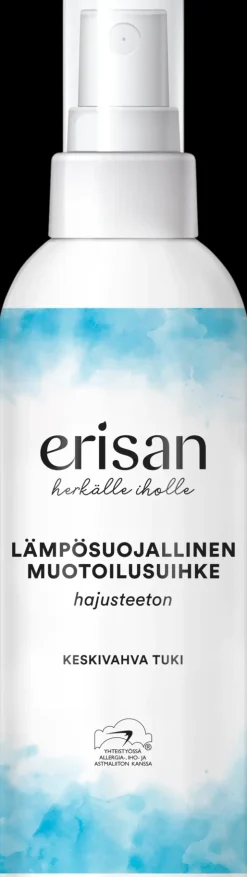 Erisan Hajusteettomat Hiustuotteet|Hiusten Muotoilutuotteet<lämpösuojallinen muotoilusuihke 150ml