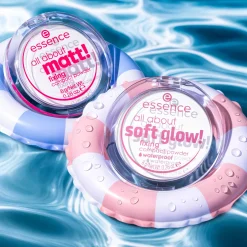 Essence Kasvomeikit<all about soft glow! fixing compact powder waterproof 8 g