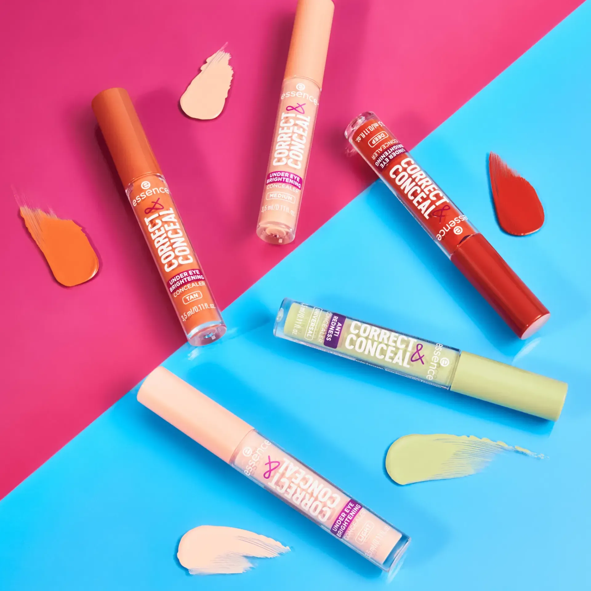 Essence Kasvomeikit<CORRECT & CONCEAL anti redness concealer 100 Universal 3.5 ml