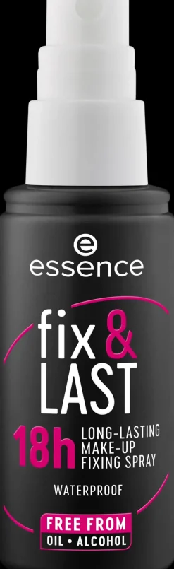 Essence Kasvomeikit<fix & LAST 18h LONG-LASTING MAKE-UP FIXING SPRAY 50 ml