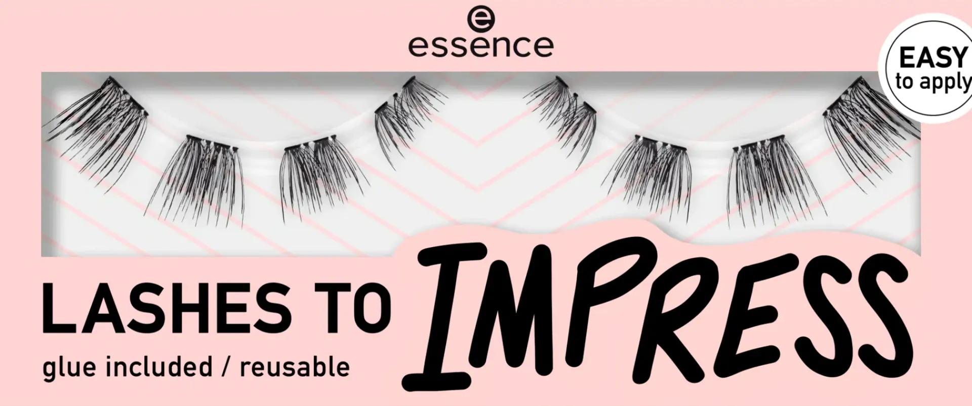 Essence Silmämeikit<LASHES TO IMPRESS 08 pre-cut lashes 8 st