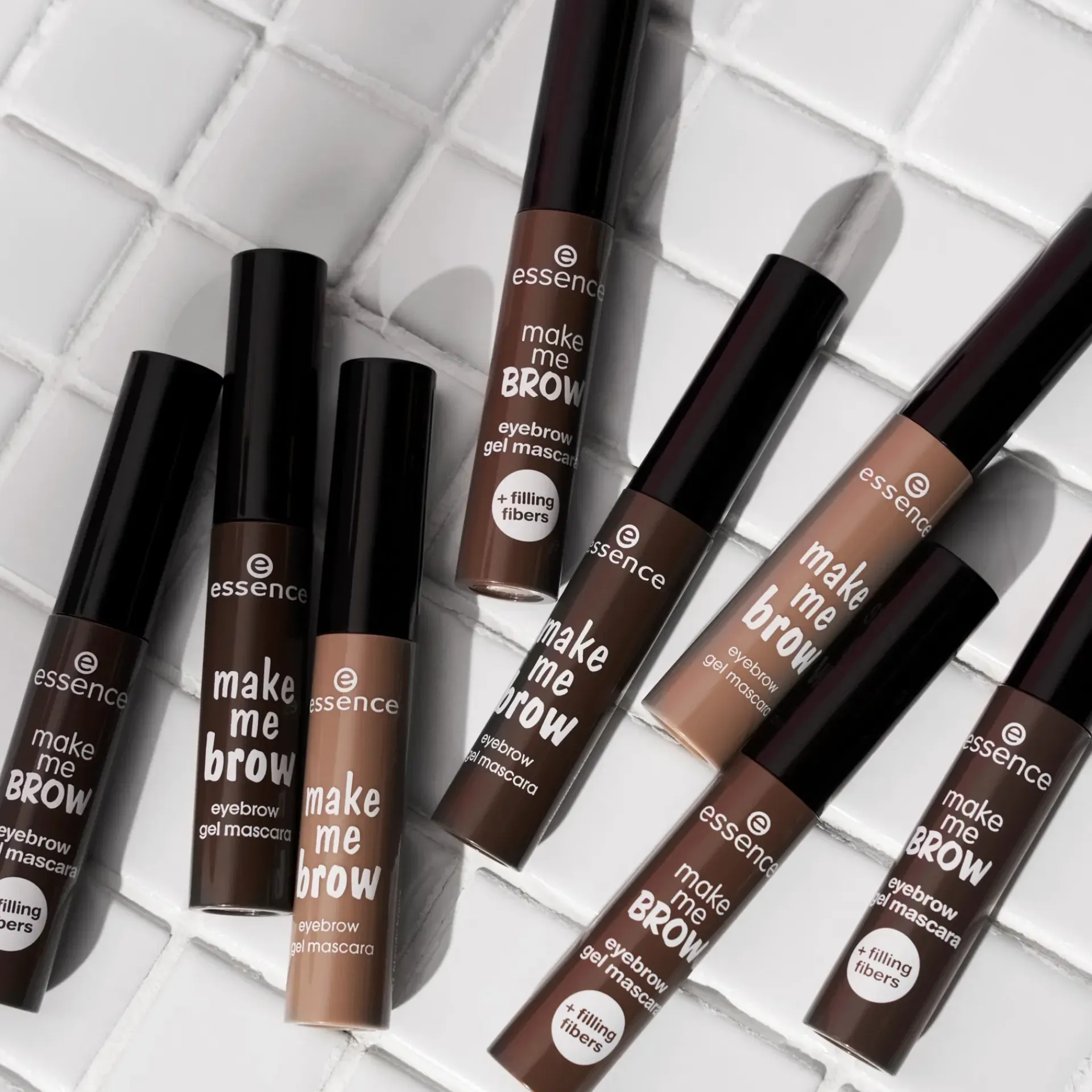 Essence Silmämeikit<make me brow eyebrow gel mascara kulmageeli 3,8 ml