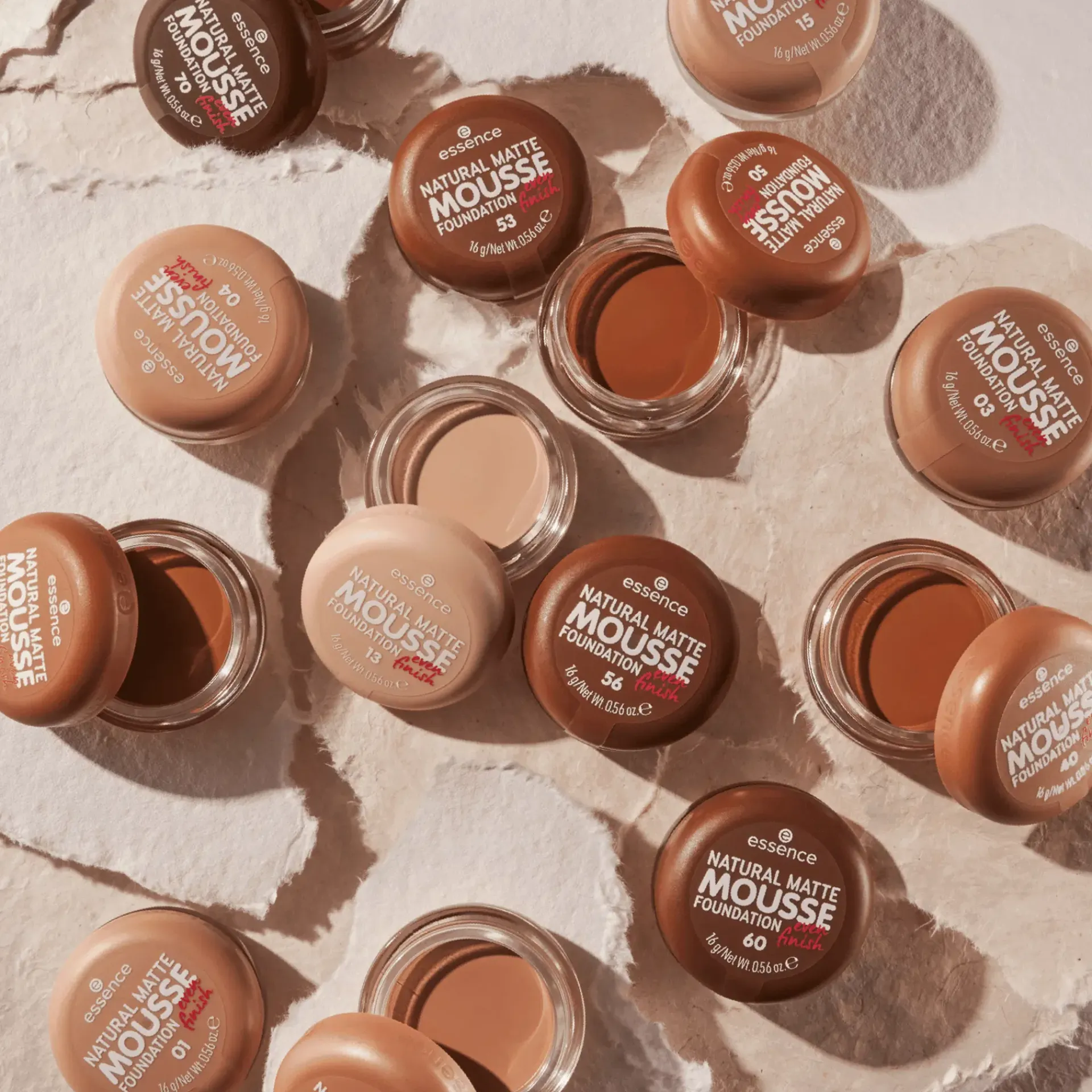 Essence Kasvomeikit<NATURAL MATTE MOUSSE meikkivoide 16 g