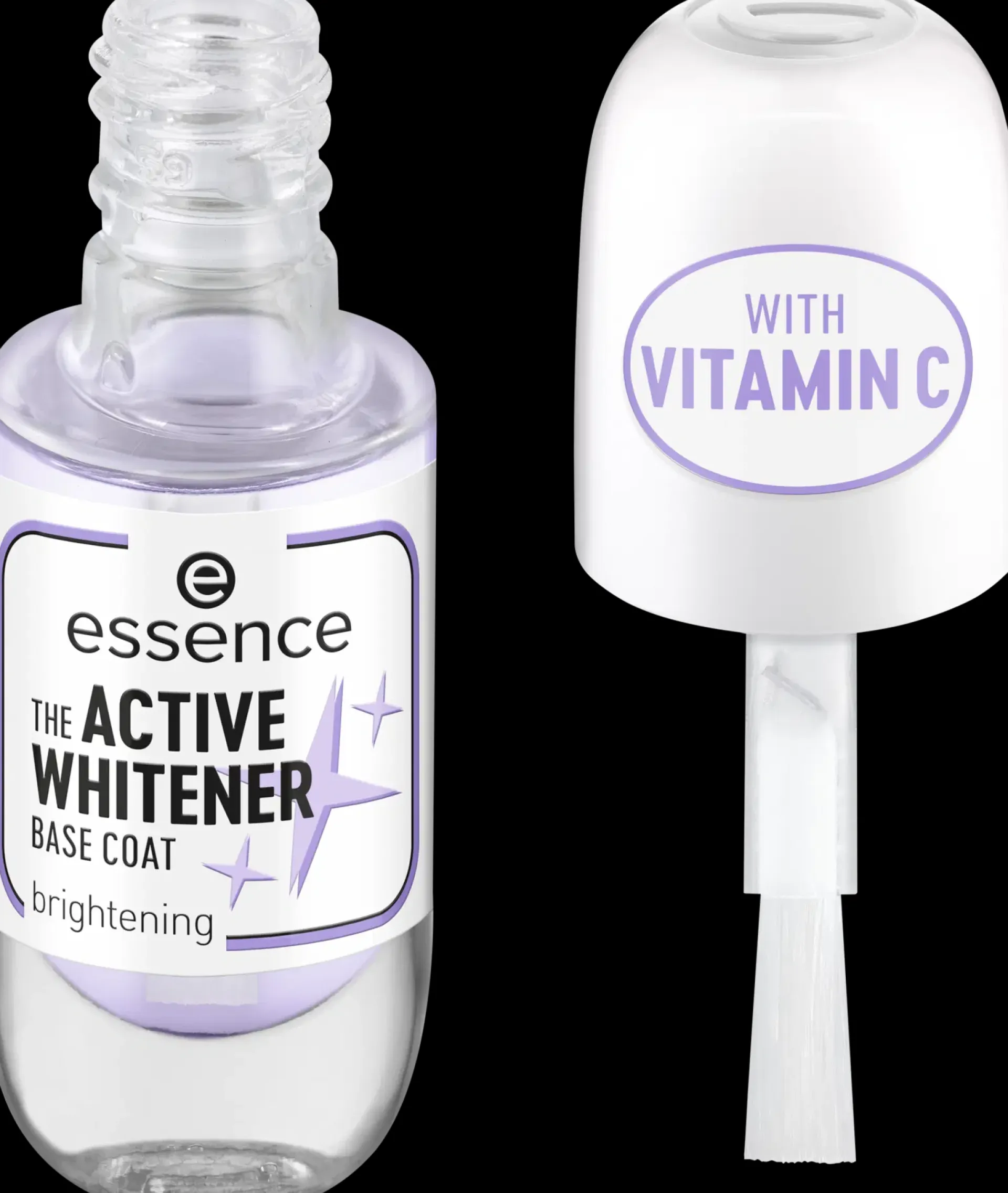 Essence Kynsimeikit Ja Kynsienhoito<THE ACTIVE WHITENER BASE COAT 8 ml