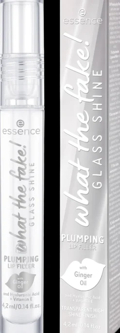 Essence Huulimeikit<what the fake! GLASS SHINE PLUMPING LIP FILLER 01 Oh So Glassy! 4.2 ml