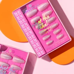 Essence Meikkipakkaukset|Kynsimeikit Ja Kynsienhoito<what the fake! PRESS-ON NAILS manicure set 02 CAT EYE 28 st