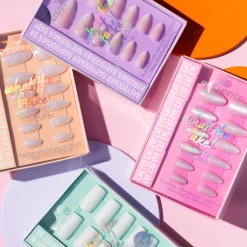 Essence Meikkipakkaukset|Kynsimeikit Ja Kynsienhoito<what the fake! PRESS-ON NAILS manicure set 04 BARE WHITE 28 st