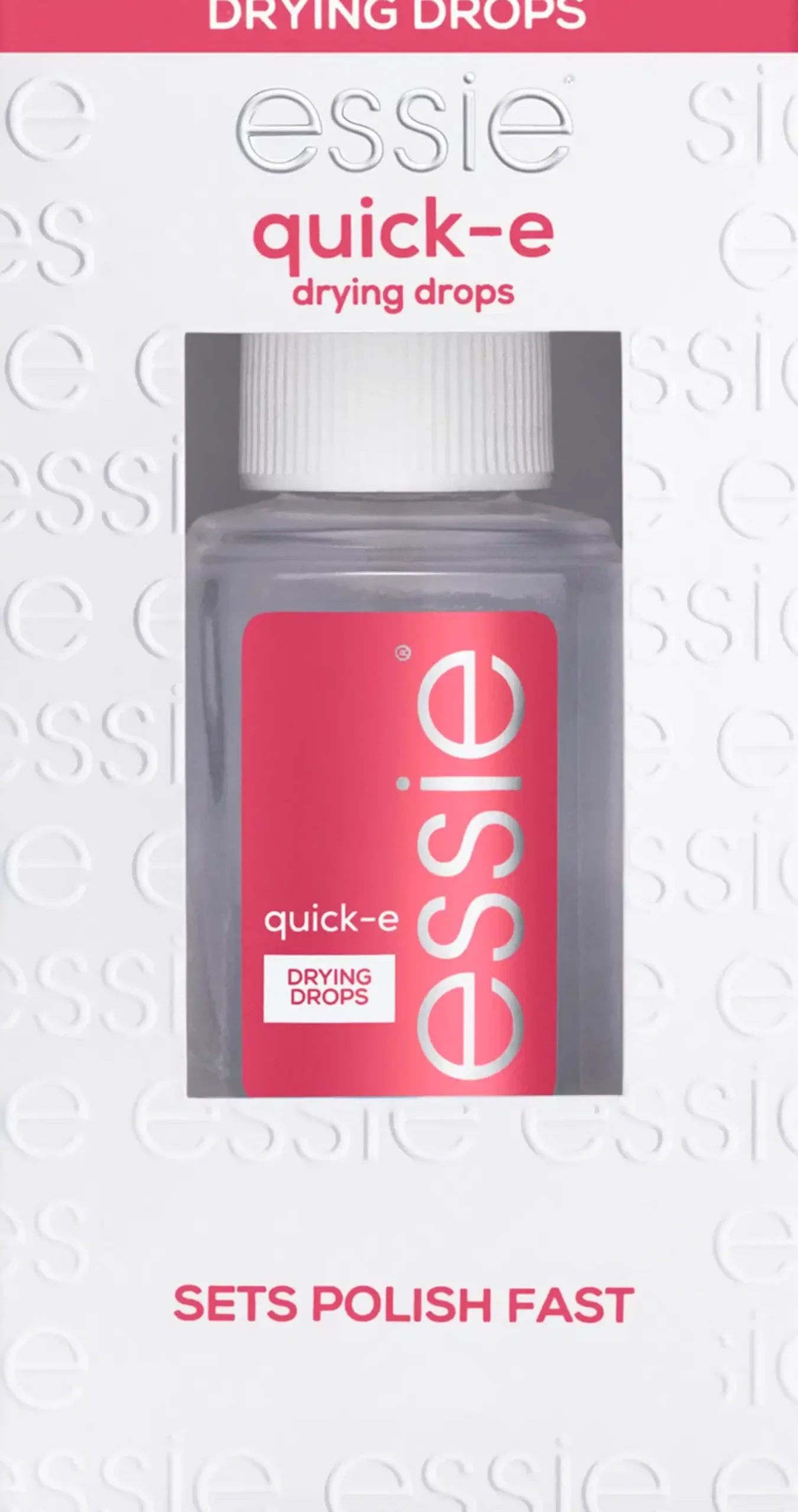 essie Kynsimeikit Ja Kynsienhoito<quick-e drops -päällyslakka 13,5ml