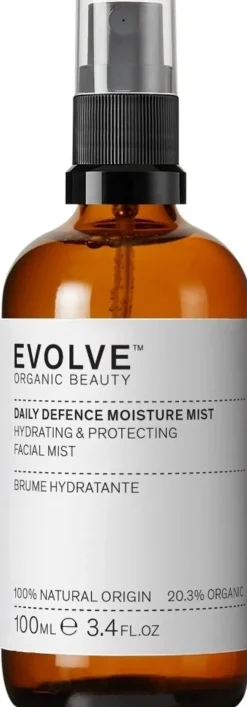 Evolve Organic Beauty Ihohaasteet|Ihotyypit<Daily Defence Mist Kosteuttava kasvosuihke 100 ml