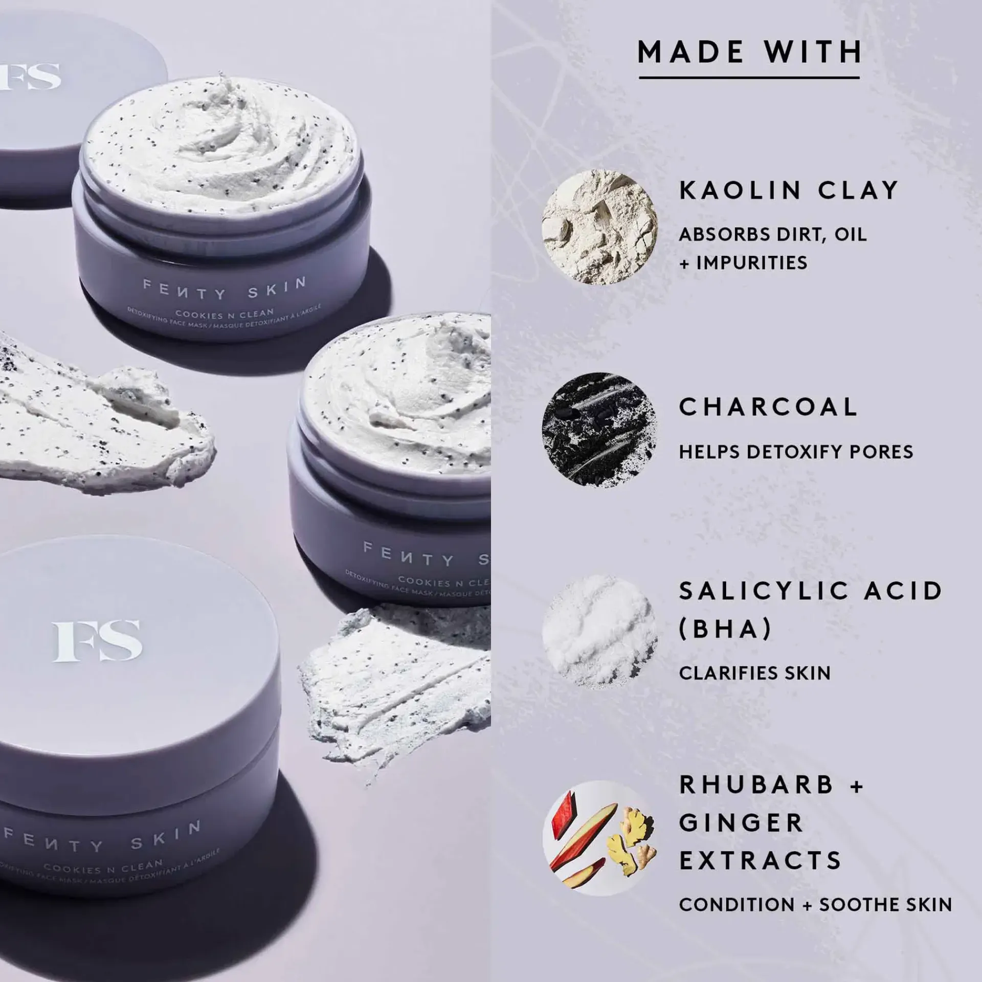 Fenty Skin Kasvojenhoito<Cookies N Clean Detoxifying Face Mask kasvonaamio 75 ml