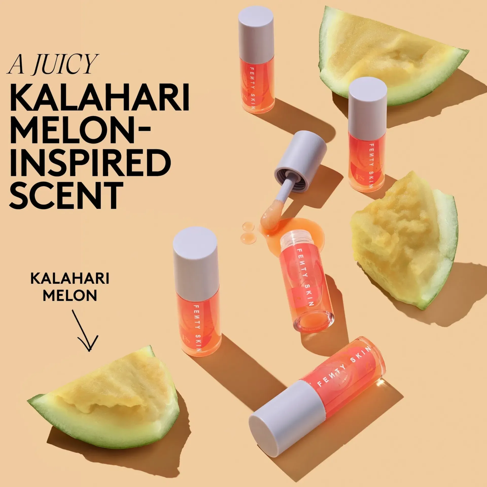 Fenty Skin Kasvojenhoito<Melon Treat Hydrating + Strengthening Lip Oil huuliöljy 5,6 ml