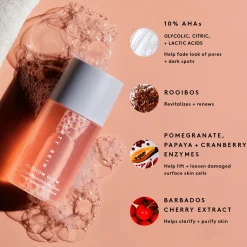 Fenty Skin Kasvojenhoito<Pre-Show Glow Instant Retexturizing Treatment + Reusable Applicator seerumi & kuorintapyyhe 30 ml