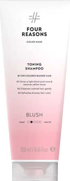 Four Reasons Hiusvärit|Shampoot<Color Mask Toning Shampoo Blush sävyttävä shampoo 250 ml