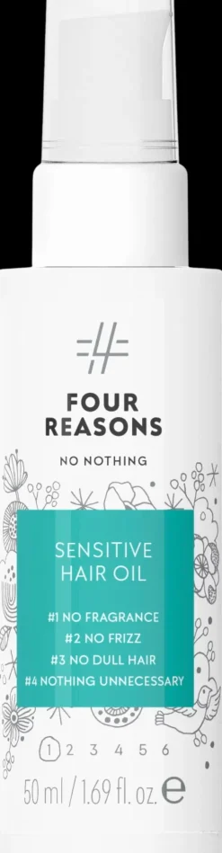 Four Reasons Hajusteettomat Hiustuotteet|Hiustenhoito<No Nothing Sensitive Hair Oil hiusöljy 50 ml