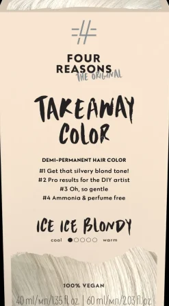 Four Reasons Hiusvärit|Hiustenhoito<Original Takeaway Color 10.01 Ice Ice Blondy kestosävyte