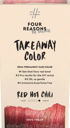 Four Reasons Hiusvärit|Kampaamotuotteet<Original Takeaway Color 7.66 Red Hot Chili kestosävyte