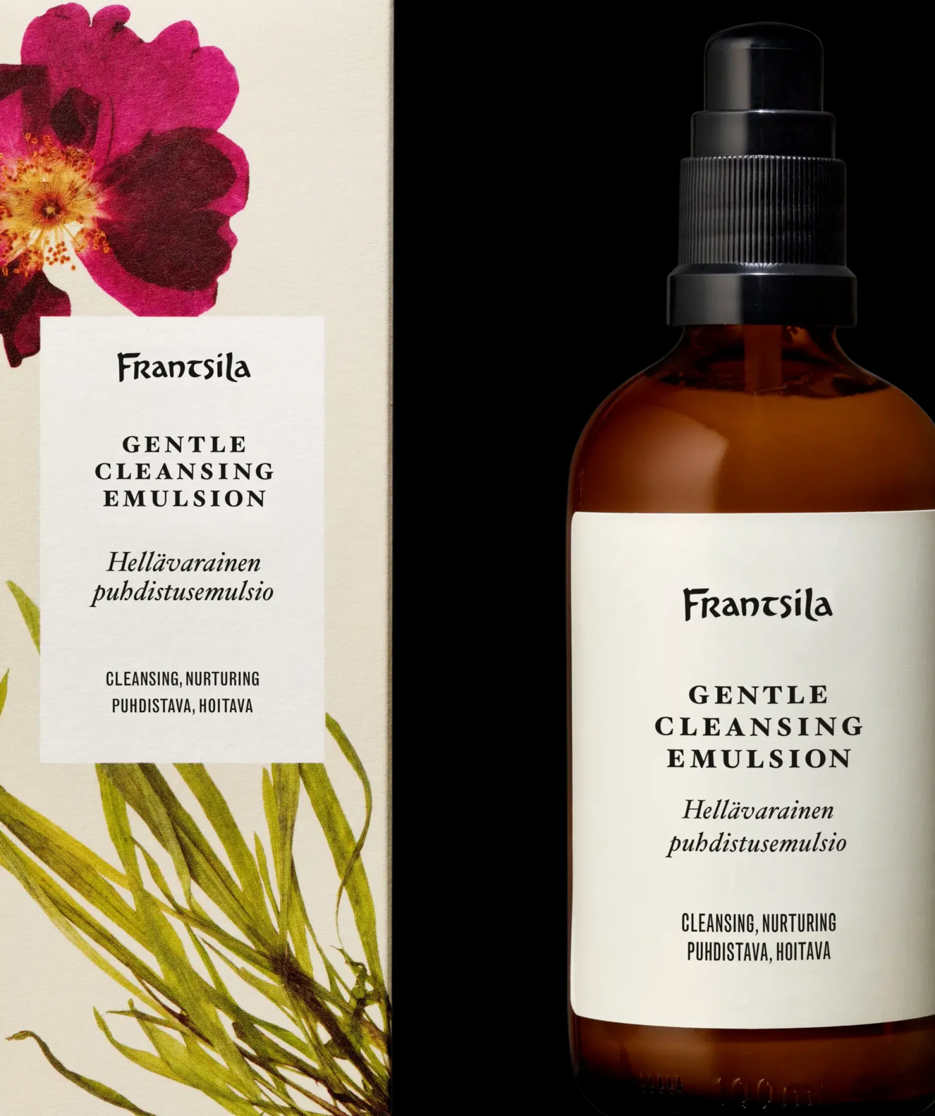 Frantsila Ihonhoito|Kasvojenhoito<hellävarainen puhdistusemulsio 100 ml