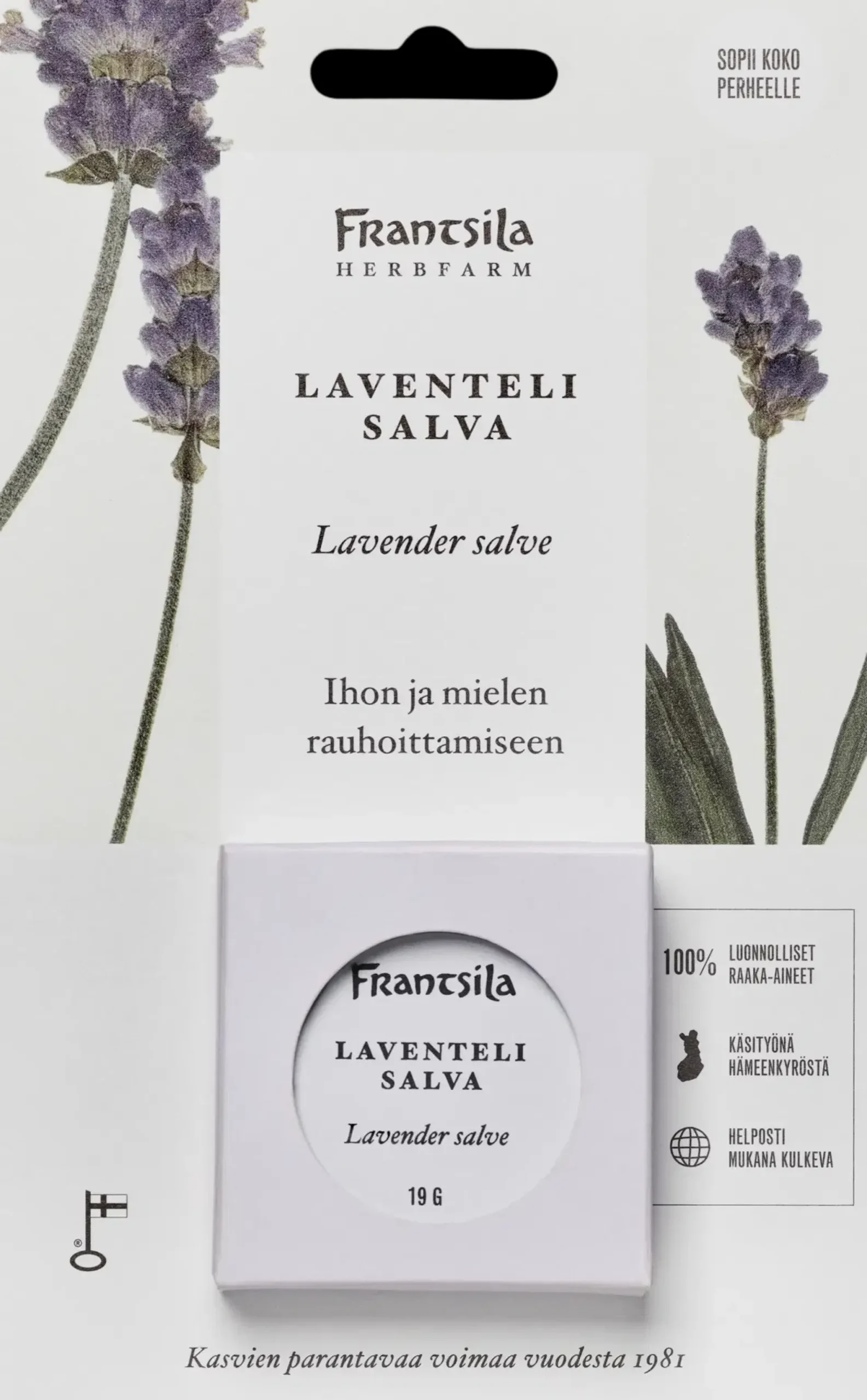 Frantsila Ihonhoito|Kylmägeelit Ja Hoitosalvat<laventelisalva 19 g