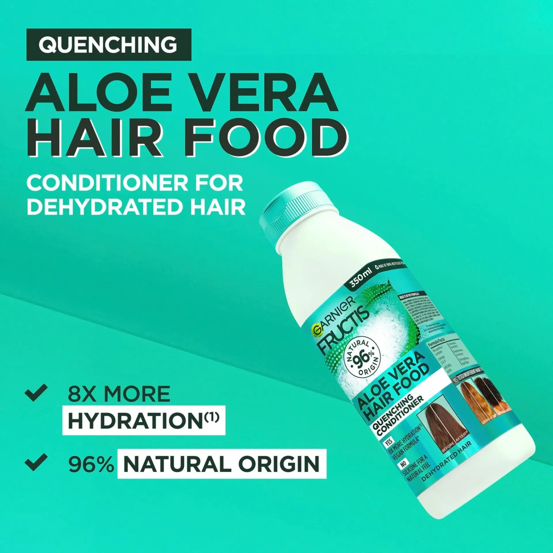 Garnier Hiustenhoito<Fructis Hair Food Aloe Vera hoitoaine normaaleille ja kuiville hiuksille 350ml