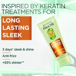 Garnier Shampoot<Fructis Keratin Sleek Shampoo pörröisille hiuksille 200 ml