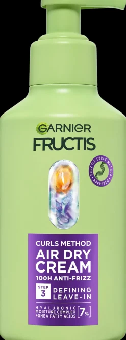 Garnier Hiustenhoito<Fructis Method for Curls Air Dry Cream hiuksiin jätettävä hoitovoide 260ml