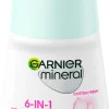 Garnier Vartalonhoito<Mineral Deodorant Woman Invisible Black, White & Colors Roll-on 50ml
