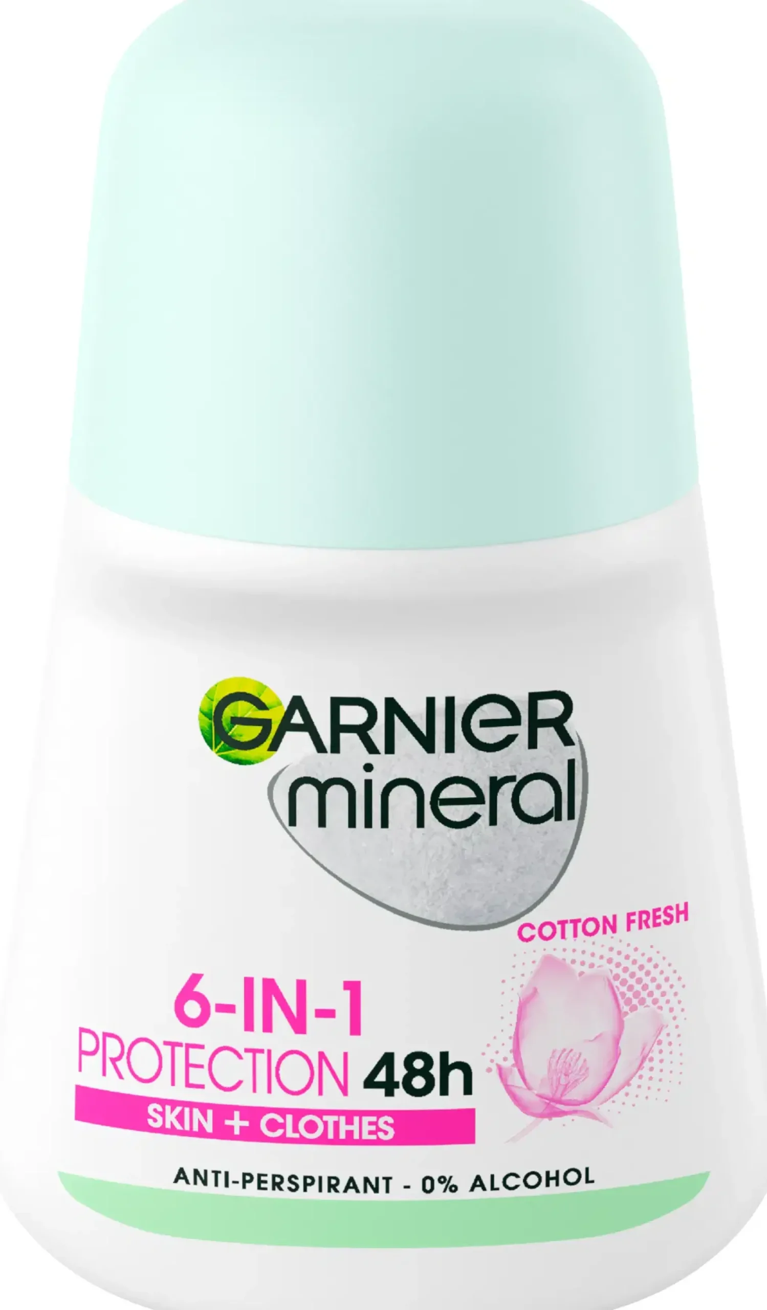 Garnier Vartalonhoito<Mineral Deodorant Woman Invisible Black, White & Colors Roll-on 50ml