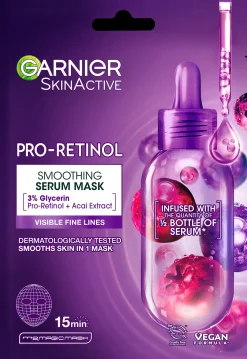 Garnier Kasvojenhoito<Pro-Retinol Smoothing Serum Kangasnaamio kaikille ihotyypeille 28 g