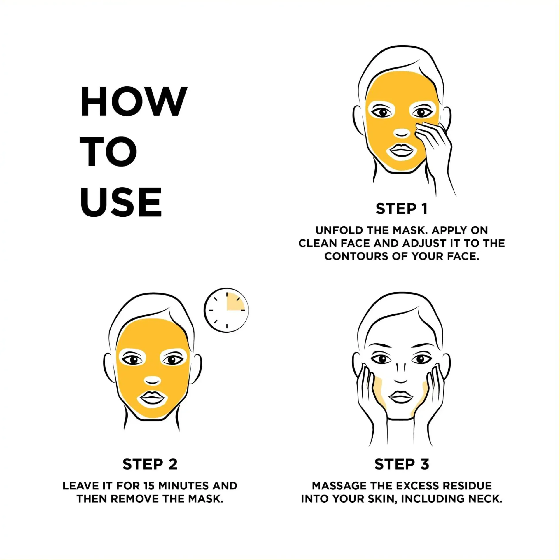 Garnier Ihonhoidon Tehoaineet|Kasvojenhoito<SkinActive Vitamin C Sheet Mask Super Hydrating + Brightening kosteuttava ja heleyttävä kangasnaamio 28 g