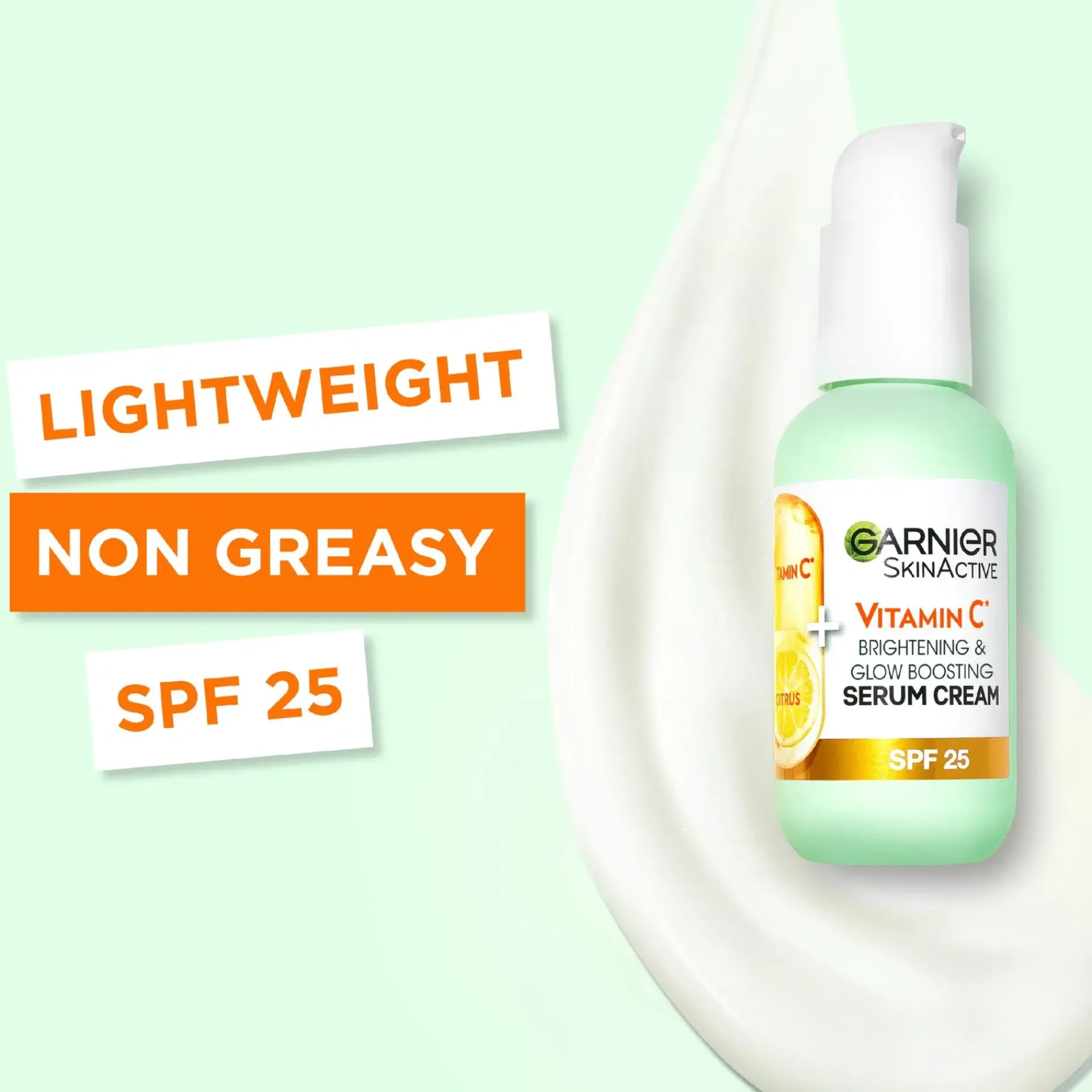 Garnier Ihonhoidon Tehoaineet|Kasvojenhoito<SkinActive Vitamin C* päivävoide samealle iholle 50 ml