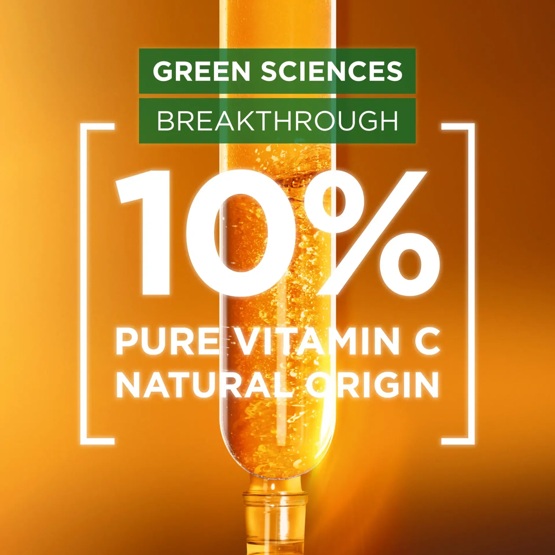 Garnier Ihonhoidon Tehoaineet|Kasvojenhoito<SkinActive Vitamin C Glow Boost 10% yöseerumi 30 ml