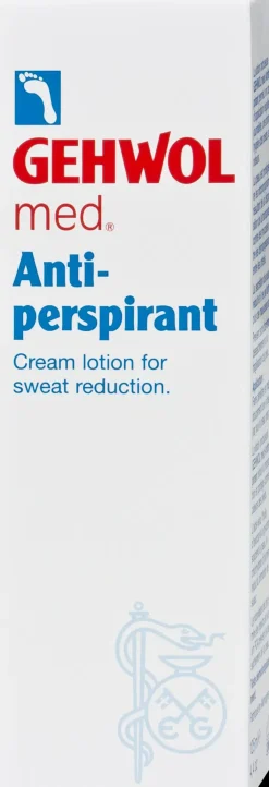 Gewohl Jalkojenhoito<GEHWOL Med antiperspirant cream lotion jalkavoide 75 ml