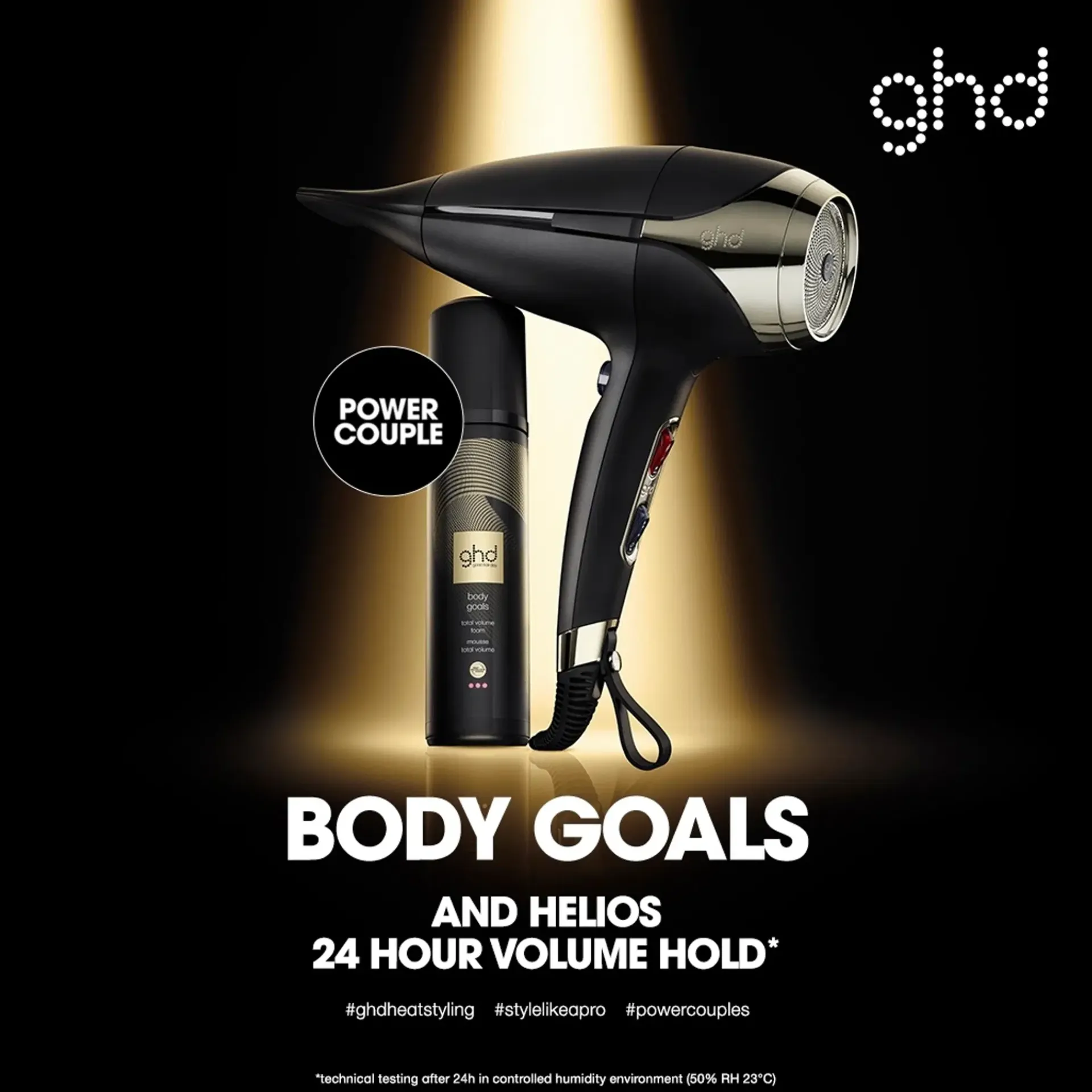 ghd Hiusten Muotoilutuotteet|Kampaamotuotteet<Body Goals - Total Volume Foam muotoiluvaahto 200 ml