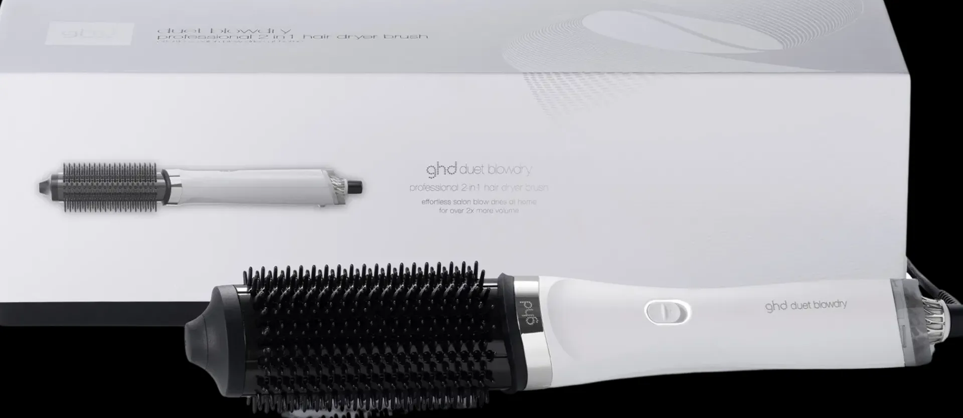 ghd Hiusten Muotoilulaitteet<Duet Blow Dry 2-in-1 Hair Dryer Brush White lämpökiharrin