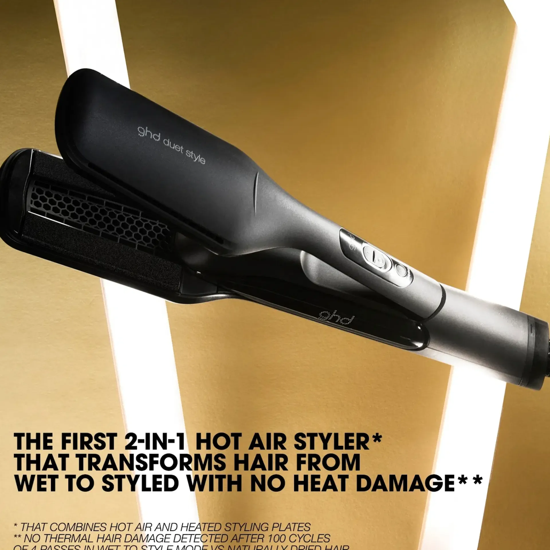 ghd Hiusten Muotoilulaitteet<duet style Black kuivaava muotoilurauta