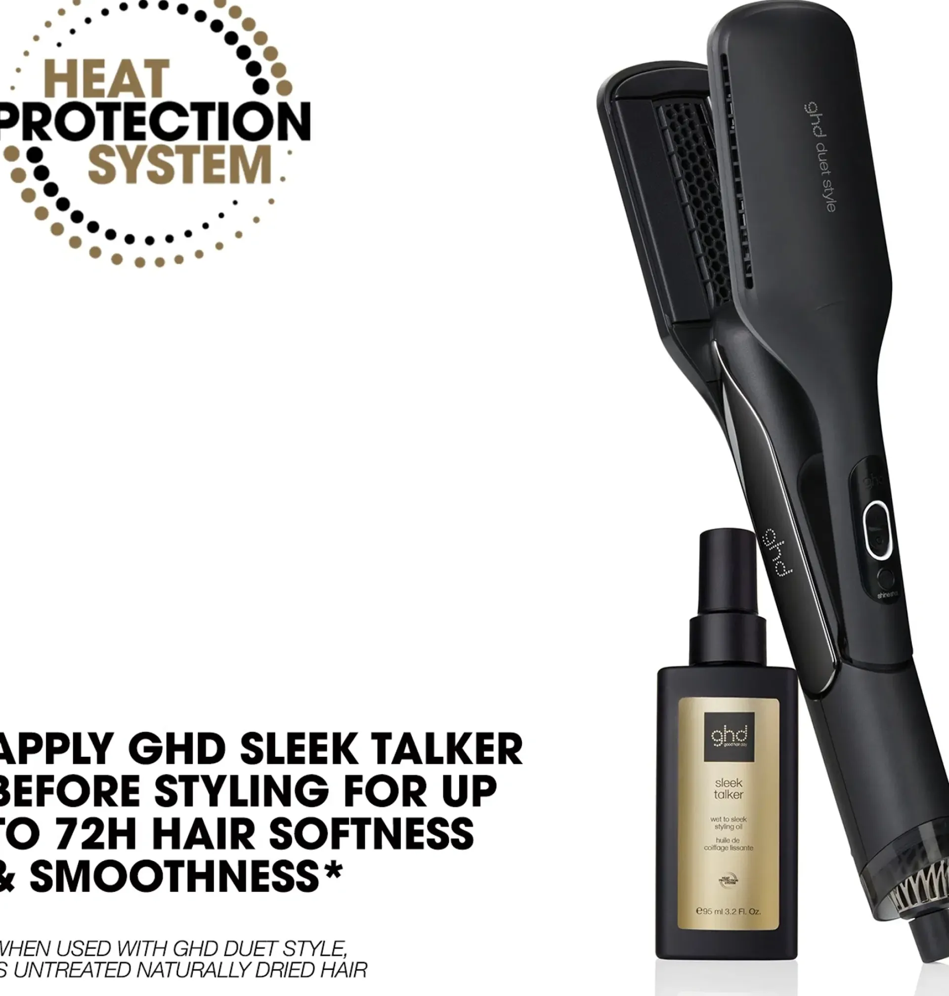 ghd Hiusten Muotoilulaitteet<duet style Black kuivaava muotoilurauta