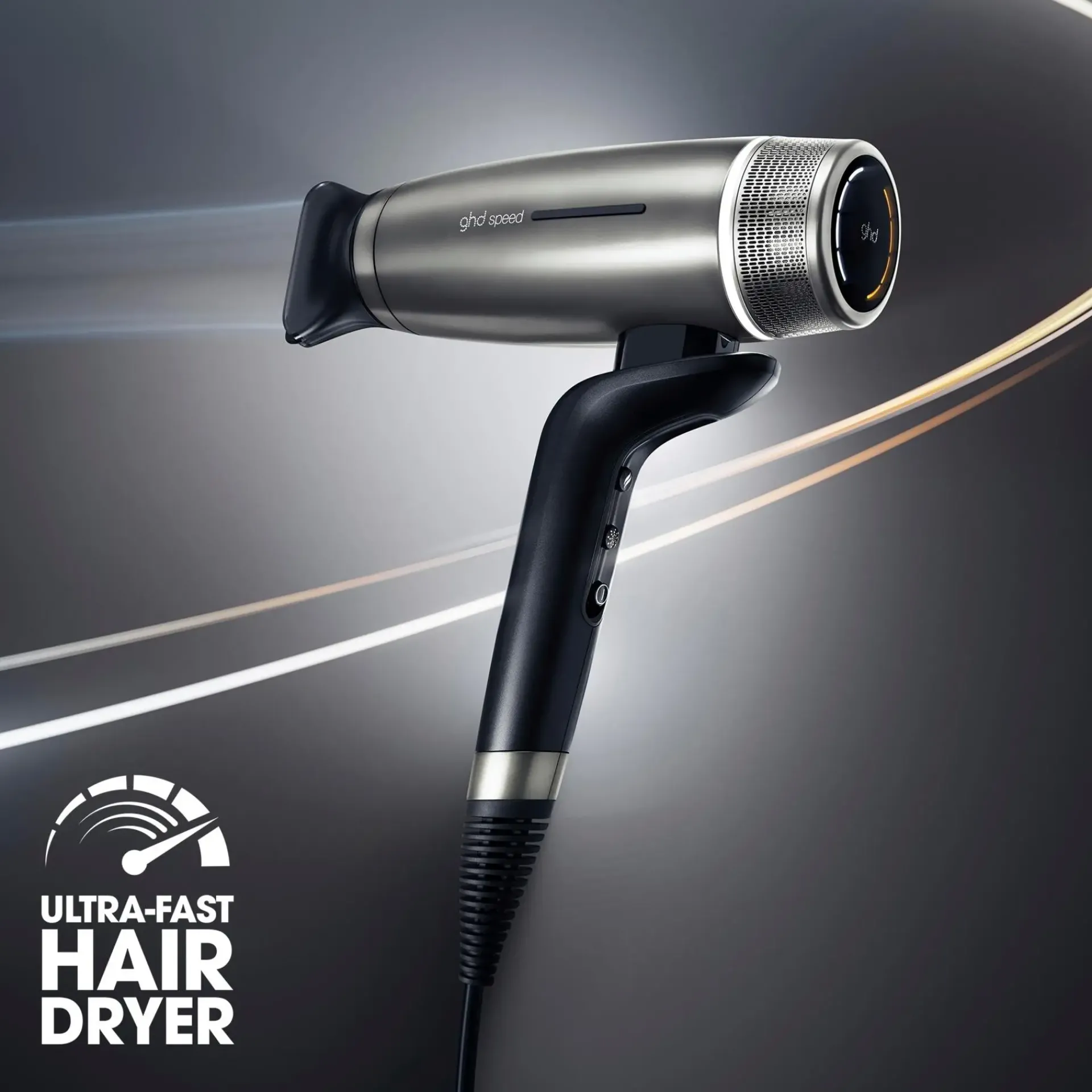 ghd Hiusten Muotoilulaitteet<Speed Titanium Black hiustenkuivaaja